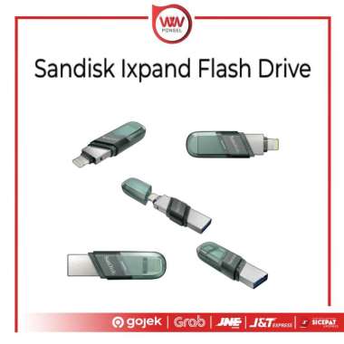 SanDisk iXpand Flash Drive Flip OTG Lightning 64GB Type C