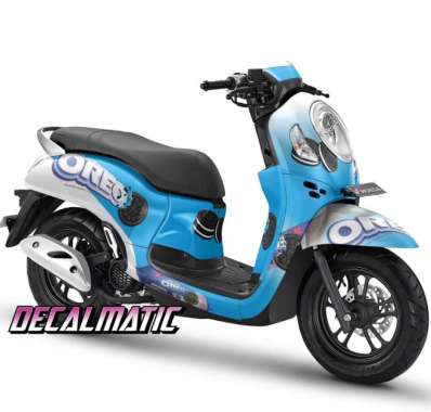 Stiker Full Body + Decal Dashboard Honda Scoopy 2012 - 2023 Oreo 2012-2016