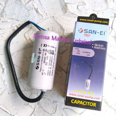 30 UF Kapasitor Capasitor Bulat Kabel Pompa Air 30UF 450V