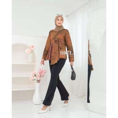 KANTHIL-BLUS BATIK AYUNDA LASEMAN SOGAN SERIES Ayunda Lasem Merah XL