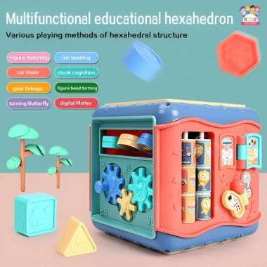 hexahedral 6 sisi | mainan edukasi anak 1-6 tahun laki laki perempuan