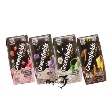 Bundling Greenfields UHT Extra 200ml Mix Variant X 8pcs