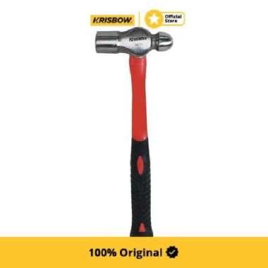 Krisbow Ballpeen Hammer Palu Konde Handle Rubber 907 Gr