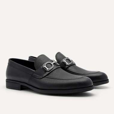 PM152 PEDRO MEN ORIGINAL LOAFER SLIP ON FORMAL PANTOFEL SHOES BLACK