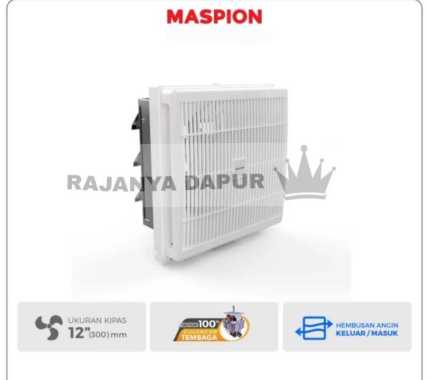 kipas exhaust maspion MV-300nex - KIPAS MASPION MV 300 NEX / EXHAUST WALL FAN 12 INCH / MV300NEX / E