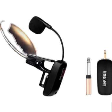 Microphone Wireless untuk berbagai alat tiup Saxo Flute Clarinet
