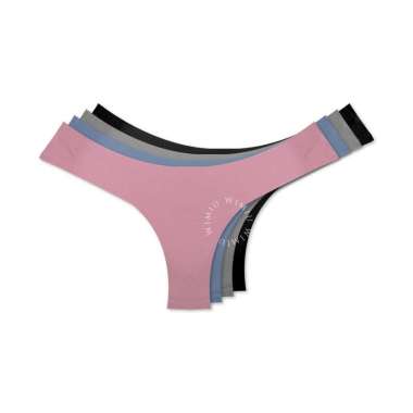 WIMIU 3PCS Celana Dalam Wanita CD Wanita Gstring G-string G String Seamless Panty 300060 Multicolor