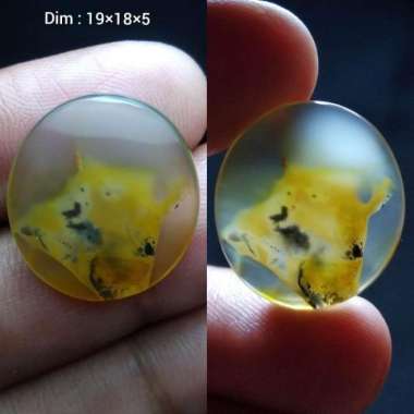 Akik Natural Batu Motif Gambar Animasi Kartun Hewan Lucu Unik Antik