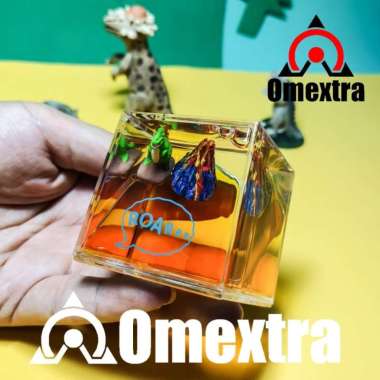 Omextra Anti Stress Decoration Astronaut Dashboard pajangan mobil key DINO (ORANGE)