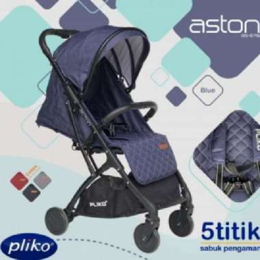 Pliko Stroller 570 Aston / Kereta Dorong Bayi Biru