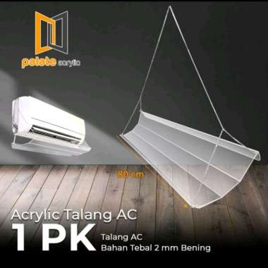 Akrilik Talang AC / Reflektor / Talang / Penahan Hembusan Angin AC 1 PK