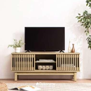 Heim Studio TATSURO Meja TV Kayu / Lemari Rak TV Style Japandi