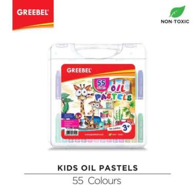 Crayon Greebel 55 Warna / Oil Pastel Greebel 55 Color Multicolor