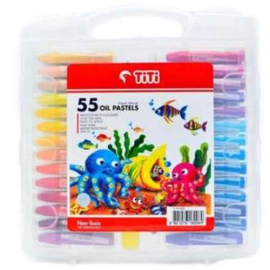 Krayon Crayon Oil Pastel - Titi 55 Warna Murah! Multicolor