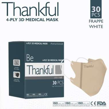 Masker Medis Thankful 3D 4Ply Multicolor