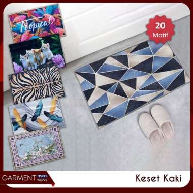 Keset Kaki Lantai Kamar Mandi Rumah Dapur Lap Kaki Menyerap Air Floor Mat Anti Slip 60x40 cm 5. COLL