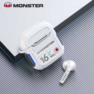 Monster XKT16 Bluetooth Earphone TWS Headset Earbuds Headphone xkt16 White