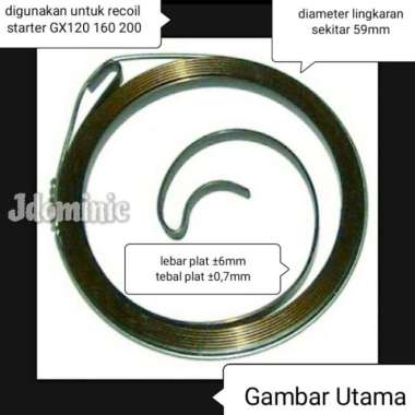 Per Starter GX160 * GX200 GX168 Rewind Spring Recoil Honda Engine Diskon