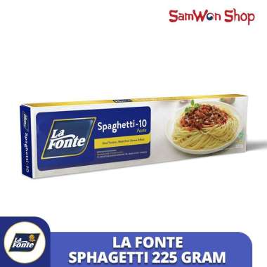 LA FONTE PASTA SPAGHETTI 10 225 GR - SPAGETI PASTA INSTANT