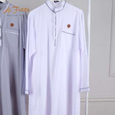 Baju Jubah Gamis Al Haramain Pria Dewasa Hitam Putih Premium Terbaru Jubah Pria Dewasa Thobe Thawb G