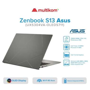 Asus Zenbook S13 OLED UX5304VA-OLEDS711 i7-1355U EVO 16GB 1TB 2.8K W11