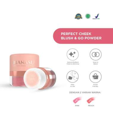 HANASUI PERFECT CHEEK BLUSH ON Pink