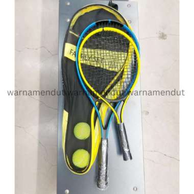 Set Raket Tenis Family Raket Tenis Duo Dewasa Junior Plus Tas Dan 2 Bola WMO DC0211