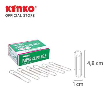 KENKO Trigonal Clip No. 5 Penjepit Kertas Segitiga Kecil Klip