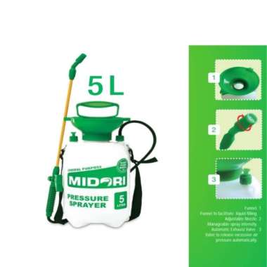 POMPA SEMPROT ,SEMPROTAN/SPRAYER TAMAN 5 LITER MIDORI