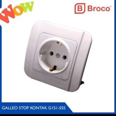 Stop Kontak Broco Galleo Inbow (Tanam)
