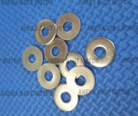 (Harga Per 5 pcs) Ring Plat Stainless 8 (m5) Lebar