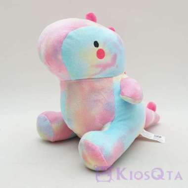 boneka dinosaurus pelangi lucu dino rainbow small