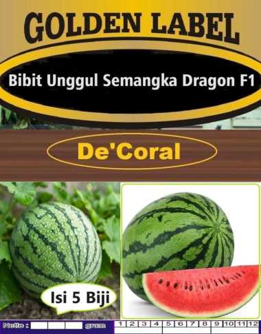 Bibit Unggul Semangka Dragon F1 | Biji Bibit Semangka Dragon F1