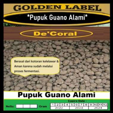Pupuk Guano Alami Kemasan Derigen Cantik|Pupuk Guano|Pupuk Tanaman