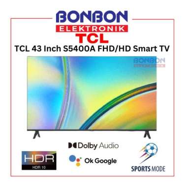 TCL 43 Inch 43S5400A FHD/HD Smart TV