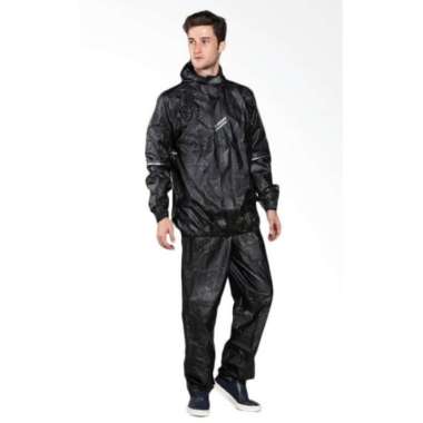 Jas Hujan ASV Karet Tipe 4 Transparan Original M Cokelat