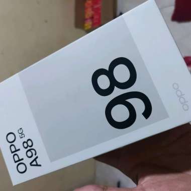 Oppo A98 Ram 8gb Rom 256gb-Jaringan 5G-Second Like New-Fullset-Original-Handphone-HP-Smartphone-Gadget-Murah