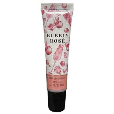 Lip Gloss Bath & Body Works 14ml / Pelembab bibir Bath & Body Works bubbly rose