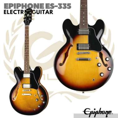 EPIPHONE ES335 Semi hollow Body Guitar Electric | Gitar Listrik ES-335 VNTAGE SUNBURST