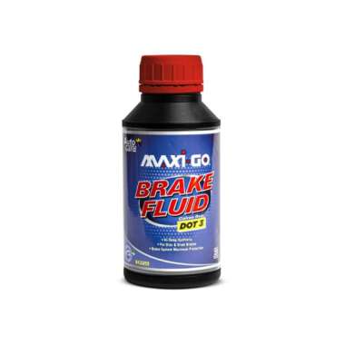 AutoGard MAXI-GO Brake Fluid DOT-3 250 mL Merah Minyak Rem Mobil Motor