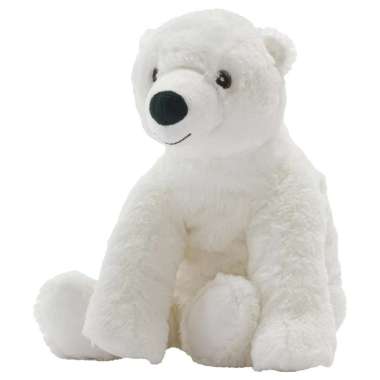 Ikea SNUTTIG Boneka, Beruang Kutub, 29 cm, Putih
