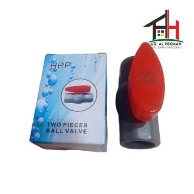 Ball Valve 1/2 Inch PVC HPP / Stop Kran Pipa Ballvalve PVC 1/2” HPP