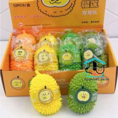 Squishy Durian Smash Ball Duren Anti Stress - Toy Squishy Mesh Ball