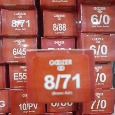 Semir Rambut / Goozer Semir Rambut 100G 8/71(brown ash)