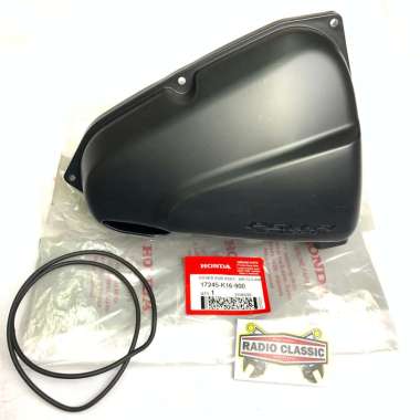 BOX SARINGAN UDARA FILTER + TUTUP HONDA BEAT FI SCOOPY PERTAMA STATER KASAR ORI AHM 17225K16900 1724