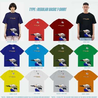 KRMK Kaos T Shirt SUZUKI SATRIA 120R 2 TAK LUMBA Kaos Otomotif V1 WARNA LAIN XXL