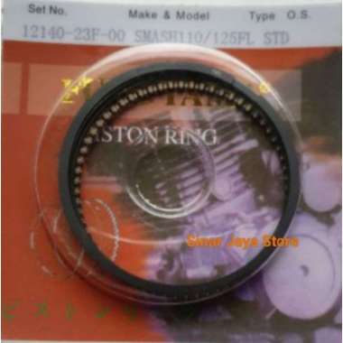 Ring Piston Cincin Piston Smash 110 - 125 FL Fukuyama Std;0.50;1.00 STD