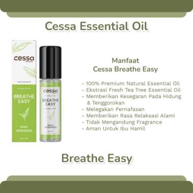 Cessa Moms Essential Oil - Bebas Pening / Melegakan Pernapasan Breathe Easy 10ml
