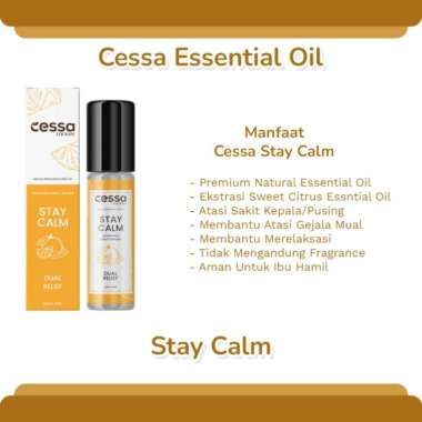 Cessa Moms Essential Oil - Bebas Pening / Melegakan Pernapasan Stay Calm 10ml