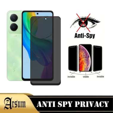 PROMO Tempered Glass Layar Privacy VIVO Y27S NFC Terbaru Anti Gores Kaca Spy Full Cover Layar Ponsel